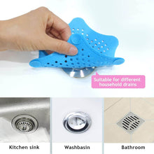 Star Shape Suction Cup Kitchen Bathroom Sink Drain Strainer Hair Stopper Filter, Star Shaped Sink Filter Bathroom Hair Catcher, Drain Strainers Cover Trap Basin (1 Pc) - dailyneed.life