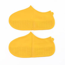 Yellow Non-Slip Silicone Rain Reusable Anti skid Waterproof Fordable Boot Shoe Cover (1 Pair ) - dailyneed.life