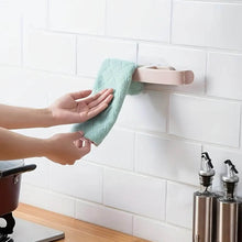 Bathroom Towel Slipper Hanging Rack Self Adhesive Wall Mounted (1 Pc) - dailyneed.life