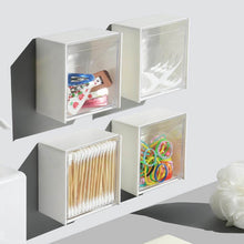 4037Adhesive Wall Mounted Flip Storage Box Holder Small Object Storage Case ( 1 pcs ) - dailyneed.life