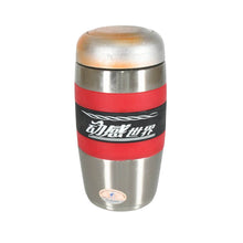 Steel Travel Mug / Tumbler / Cup, Double Walled With Rubber Grip 400ml. - dailyneed.life