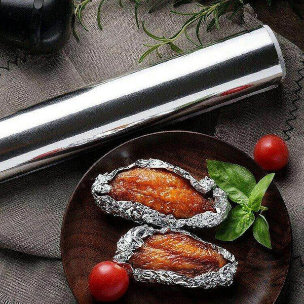 Aluminum Foil Roll Heavy Duty Non Stick Thick Aluminum Foil Sheet Baking Grilling Tool (5mX300mm) - dailyneed.life