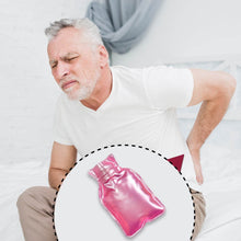 Simple Pink small Hot Water Bag with Cover for Pain Relief, Neck, Shoulder Pain and Hand, Feet Warmer, Menstrual Cramps. - dailyneed.life