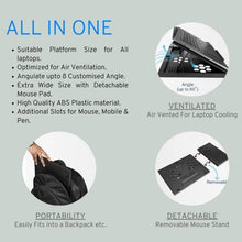 Laptop Stand Suitable Portable Foldable Compatible with MacBook Notebook Tablet Tray Desk Table Book with Free Phone Stand - dailyneed.life