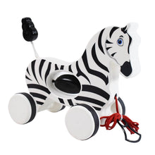Zebra Pull Along Toy Baby Early Walking Pull Toy Rope Toy for Babies Walking Toy - dailyneed.life
