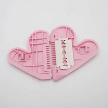 Heart Shape Plastic Hair Cutting Scissors (1 Pc / With Card Packing) - dailyneed.life