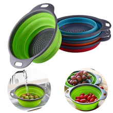 Round Sili Strain used in all kinds of household and official kitchen purposes as a Foldable utensil. - dailyneed.life