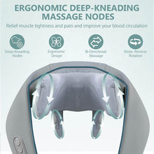 Neck & Shoulder Massagers with Heat, Electric Rechargeable (1 Pc) - dailyneed.life