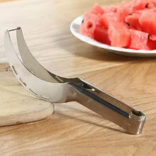 3in1 Stainless Steel Watermelon Cantaloupe Slicer Knife, Corer Fruit, Vegetable Tools Kitchen (1 Pc) - dailyneed.life