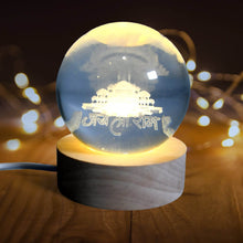3D Crystal Ball lamps for Bedroom 3D Lamps for Home Decoration 3D Crystal Ball Night Light Gifts for Women Gifts for Men Room Decor Items for Bedroom for Friend and Family (1 Pc) - dailyneed.life