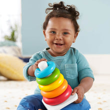 Plastic Baby Kids Teddy Stacking Ring Jumbo Stack Up Educational Toy 7pc - dailyneed.life
