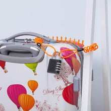 3-Digit Travel Combination Lock of Zinc Alloy, Small Safe Combination Padlock Resettable Number Lock Small Colorful Code Locks for Lockers Suitcases Luggage With Safety Lanyard Spring Coil Wire Disc Brake Lock Reminder Cable - dailyneed.life