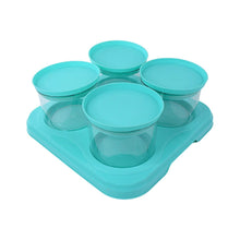 Airtight Container Jar 4 Pc Set With Stylish Tray for Kitchen Unbreakable Jar Set for Multipurpose Storage ( Mukhwas Dani ) - dailyneed.life