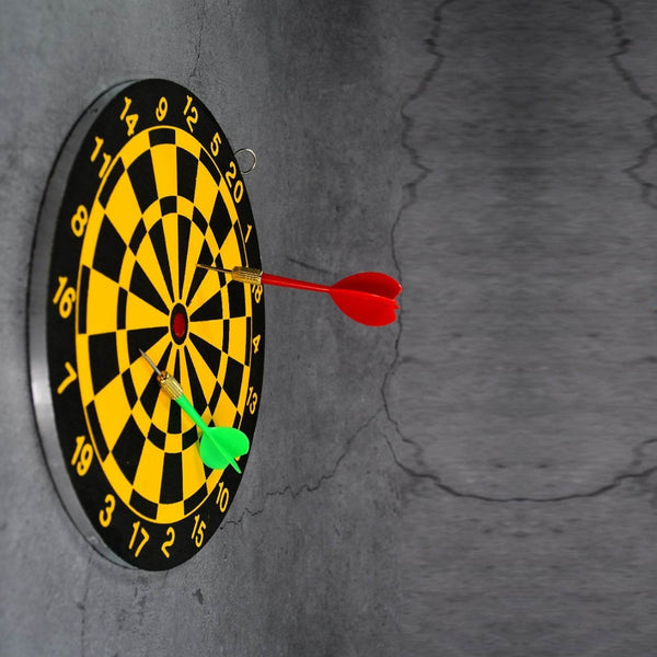 Small Dart Board with 2 Darts Set for Kids Children. Indoor Sports Games Board Game Dart Board Game. - dailyneed.life