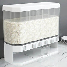 Wall-Mounted Cereals Dispenser Press Grain Storage Tank - dailyneed.life
