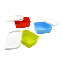 3-Piece Multicolor Airtight Container Set – Rectangular Food & Fridge Storage - dailyneed.life