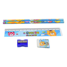 Cartoon Wooden Pencil Set for Kids Boys Return Gifts Birthday Party Space Stationary Set Pencil Eraser Sharpener Combo Kit for Kids Boys (Mix Color / 1 Set) - dailyneed.life