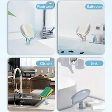 Self Draining Soap Holder for Bathroom Leaf Shape Soap Tray - dailyneed.life