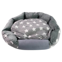 3XL Extra-Large Star Pattern Round Pet Bed for Cats & Small Dogs - dailyneed.life