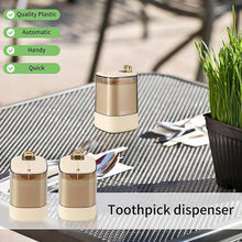 Toothpick Holder Dispensers, Automatic Toothpicks Container, Toothpicks Storage Dispensers Box, for Home Living room Kitchen Restaurant (1 Pc) - dailyneed.life
