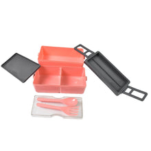 Plastic 3 Layer Leak Proof 3 Compartment Lunch Box for Office (1 Pc) - dailyneed.life