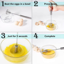 Hand Push Mixer, Egg Whisk, Stainless Steel Blender (1 Pc) - dailyneed.life