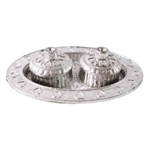 Oval Shape Special Puja Thali (1 Pc / Mix Design) - dailyneed.life