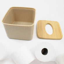 Tissue Box Desktop Stand Bamboo Tissue Cover Box Rectangular Paper Towel Holder Removable Tissue Dispenser for Bathroom Vanity Countertop Bedroom Car Holder Paper Towels Dispenser (1 Pc ) - dailyneed.life