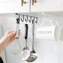 Metal Multifunctional Cabinet Storage Organize 6 Hook Rack For Hanging (1 Pc / Big) - dailyneed.life
