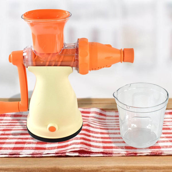 Apex Manual Carrot and Fruit Juicer – Heavy-Duty (1 Pc With Glass) - dailyneed.life