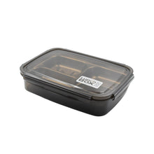 Black Transparent 4 Compartment Lunch Box for Kids and adults, Stainless Steel Lunch Box with 4 Compartments For Office, Travel, School, Home - dailyneed.life
