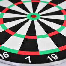 Big size double faced portable dart board with 4 darts set for kids children. indoor sports games board game dart board game. - dailyneed.life