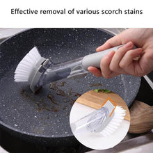 2-in-1 Dishwashing Brush, Long Handle Wash Pot Brush Washing Dish - dailyneed.life