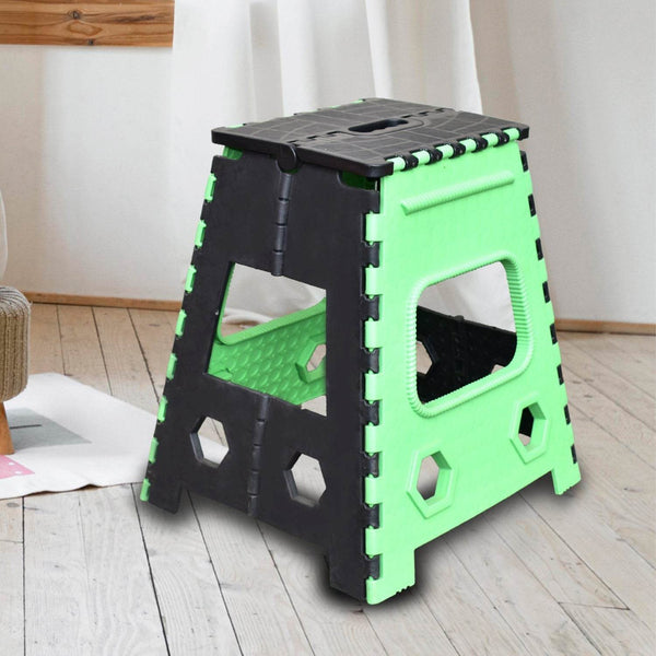 1pc 18inch Folding Stool for Adults and Kids, Also For Kitchen Stepping With (Brown Box) - dailyneed.life
