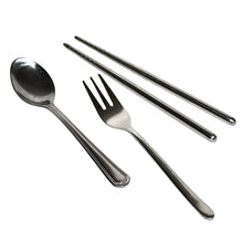 Stainless Steel Cutlery Spoon, Fork & Pair of Chopstick Set - dailyneed.life
