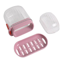 Multipurpose Plastic Soap Dish with Transparent Dust-Proof Lid, Sabudani (1 Pc) - dailyneed.life