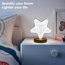 Star Crystal Diamond Touch Lamp – USB Rechargeable, 3-Way Dimmable - dailyneed.life