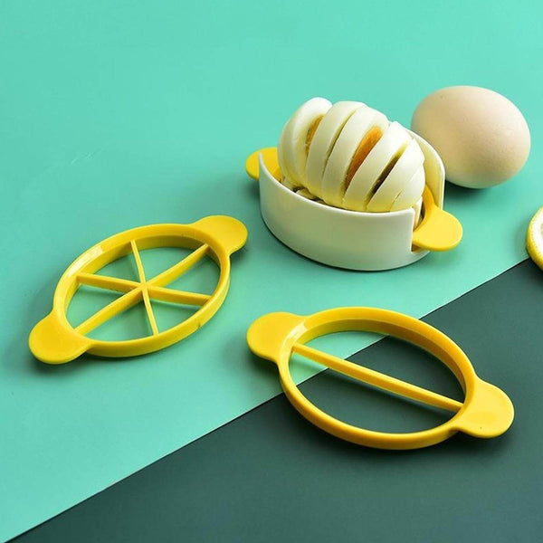 Egg Slicer, 3 in 1 Boiled Egg Slicer, Egg Slicer, Preserved Egg Slicer, Home Restaurant Kitchen Tool (1 Pc) - dailyneed.life