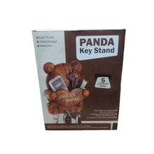 Cute Plastic Panda Key Holder, Wall Key Rack with 5 Hooks (1 Pc) - dailyneed.life