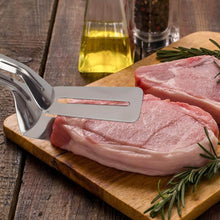 Stainless Steel Cooking Tong - Multifunctional Slotted Fish Double-Sided Spatula (1 Pc / 23 Cm) - dailyneed.life