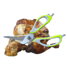 Multi-Purpose Kitchen Shears with Magnetic Holder, Stainless Steel, Red Multifunction Heavy Duty and Kitchen Scissors - dailyneed.life