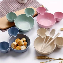 Mickey Mouse Shape Plates for Kids, BPA Free, & Unbreakable Children’s Food Plate, Kids Bowl, Fruit Plate, Baby Cartoon Pie Bowl Plate, Tableware (1 Pc) - dailyneed.life