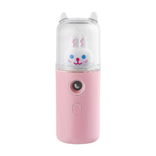 Portable Mini Facial Steamer – USB Rechargeable Nano Mist Sprayer with Cute Cartoon Design - dailyneed.life