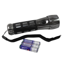 Aluminium Led/Xenon rubber grip Handtourch (3*1.5V AAA batteries / Not Included) - dailyneed.life