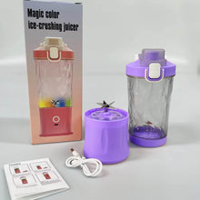 Eletric Crusher Juicer With Multicolor Light, 8 Blades (600 ML / Multicolor) - dailyneed.life