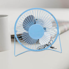 USB Table Desk Personal Metal Electronic Fan, Compatible with Computers, Laptops, Student Dormitory, Suitable For Office, School Use (1 Pc) - dailyneed.life