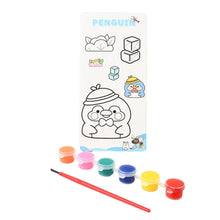 Kids Art Painting Kit Water Color, Cartoon Printed Board & Brush (9 Pcs Set) - dailyneed.life
