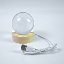 Ambaji 3D Crystal Ball lamps With Base (1 Pc) - dailyneed.life