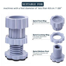 Washing machine support, anti vibration washing machine support adjustable washer anti vibrasion pads, washer & dryer pedestals, Washing Machine Accessory Anti- Skid Pad PVC Lifting Pad Non-Slip ( 1 Pc ) - dailyneed.life