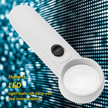 Hand-Held Magnifier with Dual LED Lights (1 Pc / 37MM / Battery not included) - dailyneed.life
